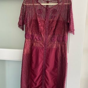Anthropologie lace dress